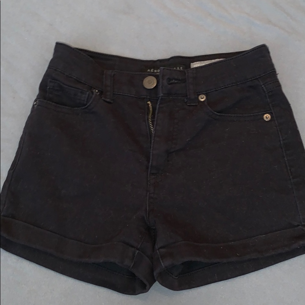 High Waisted Midi Shorts